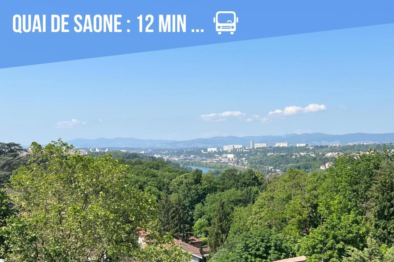 カリュイール・エ・キュイールLe Calme - Design - Vue Panoramique Sur La Saoneアパートメント エクステリア 写真